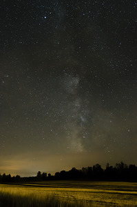 Milky Way Over Grey Road 18