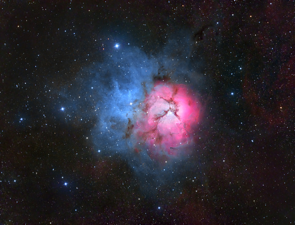 Trifid Nebula - M20 by Dean MacDonald Photos