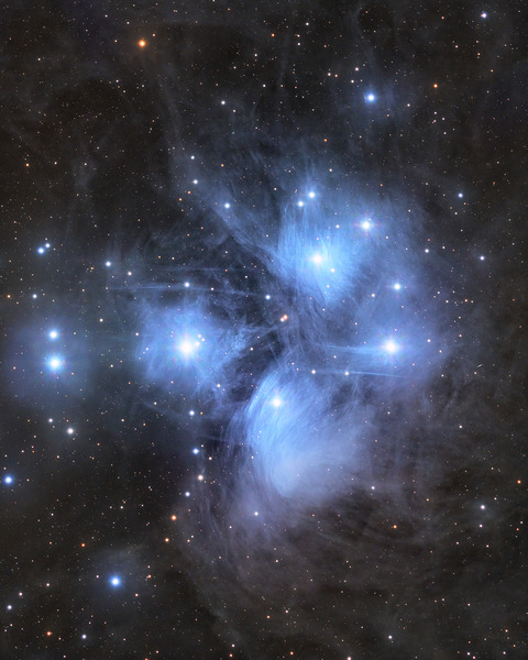 Pleiades Star Cluster - M45 by Dean MacDonald Photos
