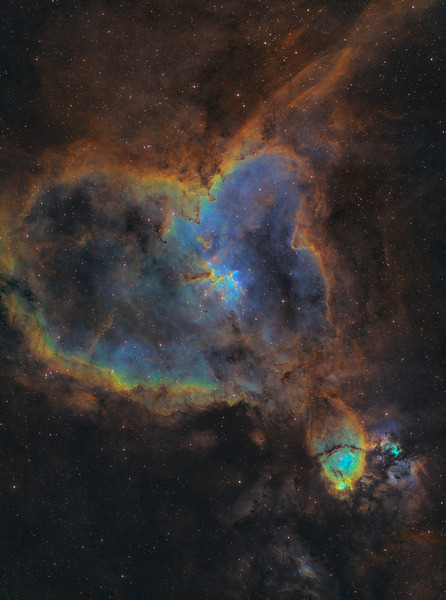 Heart Nebula - IC 1805 Print