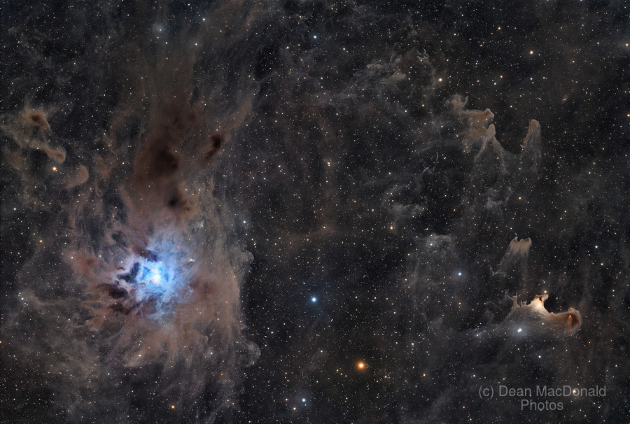 Iris & Ghost Nebulae - NGC 7023 - vdB 141  Print