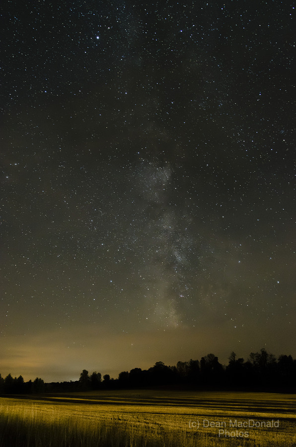 Milky Way Over Grey Road 18  Print