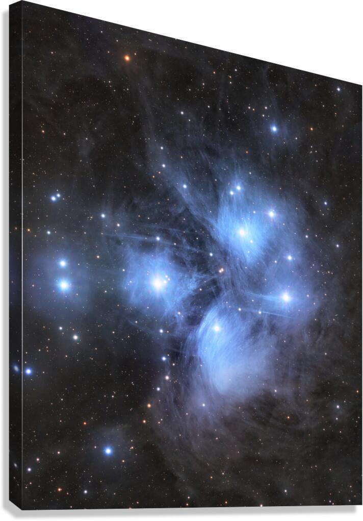 Pleiades Star Cluster - M45 Canvas Print