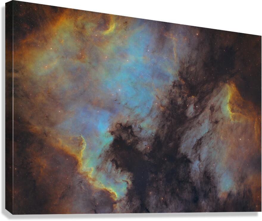 North America & Pelican Nebulae - NGC 7000 - IC 5070 Canvas Print