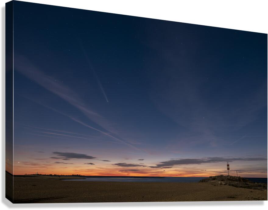 Comet C 2023 A3 - Tsuchinshan–ATLAS Canvas Print