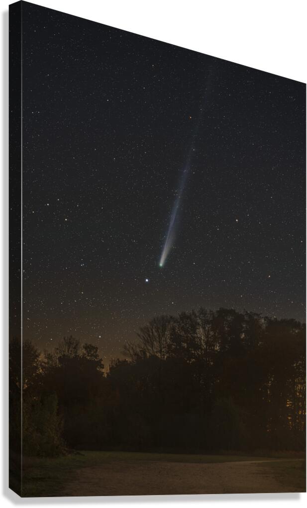 Comet Lemmon from Cobble Beach Canvas Print