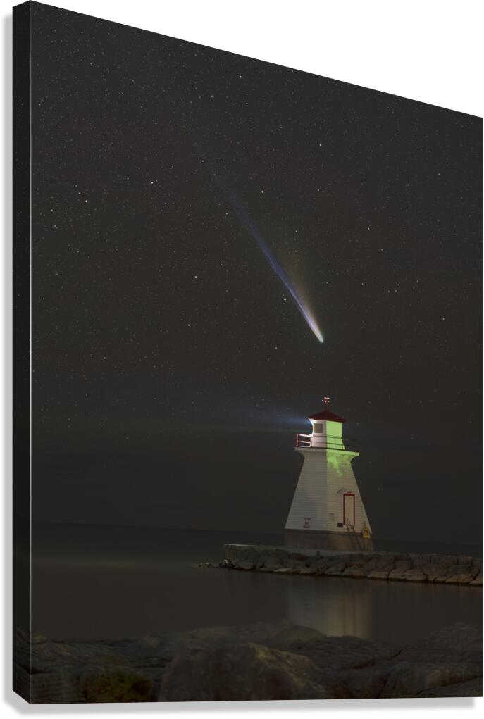 Comet Lemmon from Southampton Canvas Print