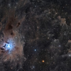 Iris & Ghost Nebulae - NGC 7023 - vdB 141