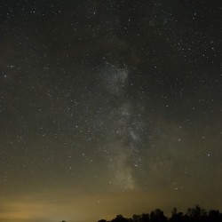 Milky Way Over Grey Road 18