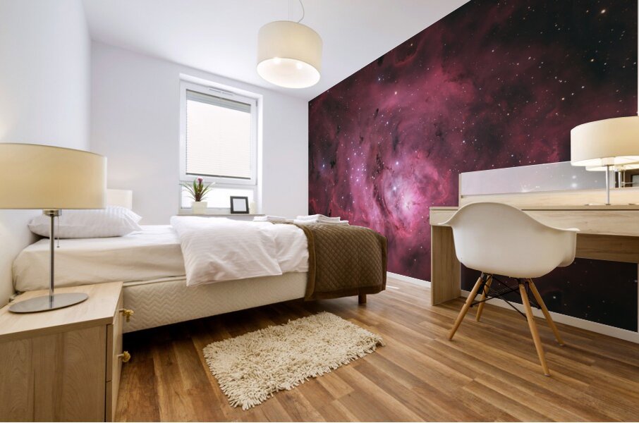 Lagoon Nebula - M8  Mural print