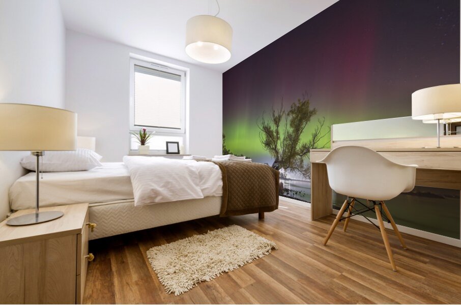 Summerfolk Tree Aurora Mural print