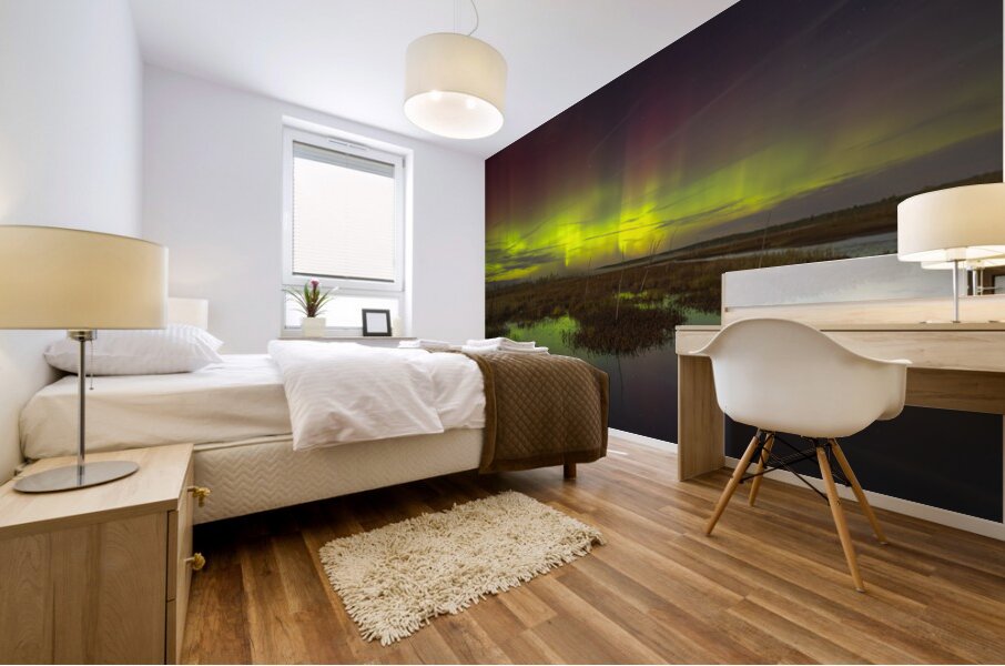 Rankin River Aurora Mural print