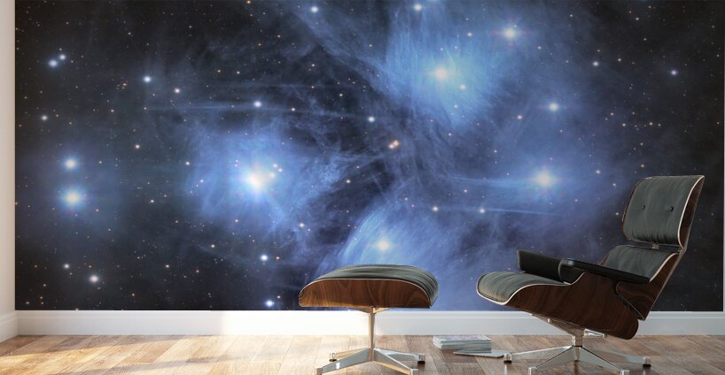 Pleiades Star Cluster - M45 Wall Murals