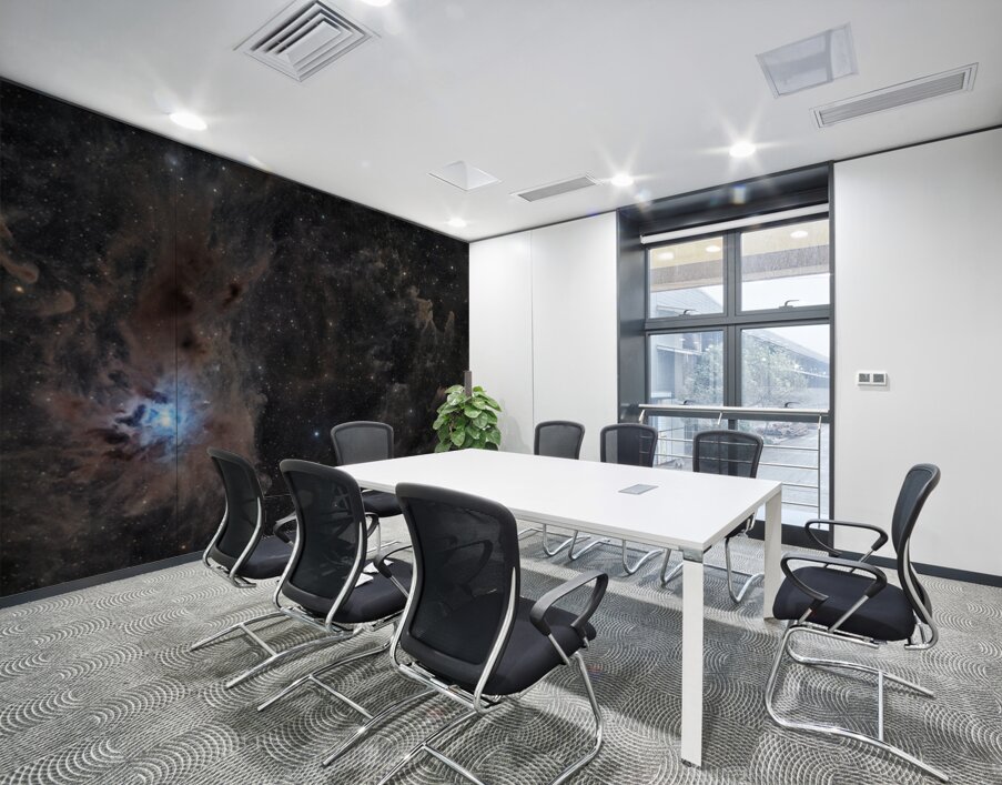 Iris & Ghost Nebulae - NGC 7023 - vdB 141 Wall Printing