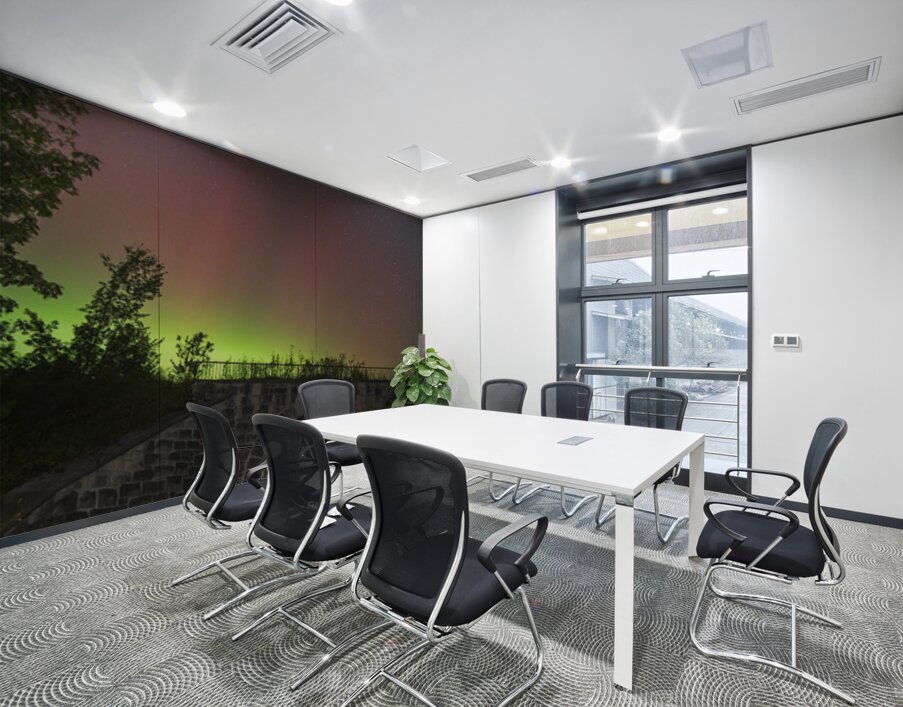 Rail Trail Bridge Aurora Wall Printing