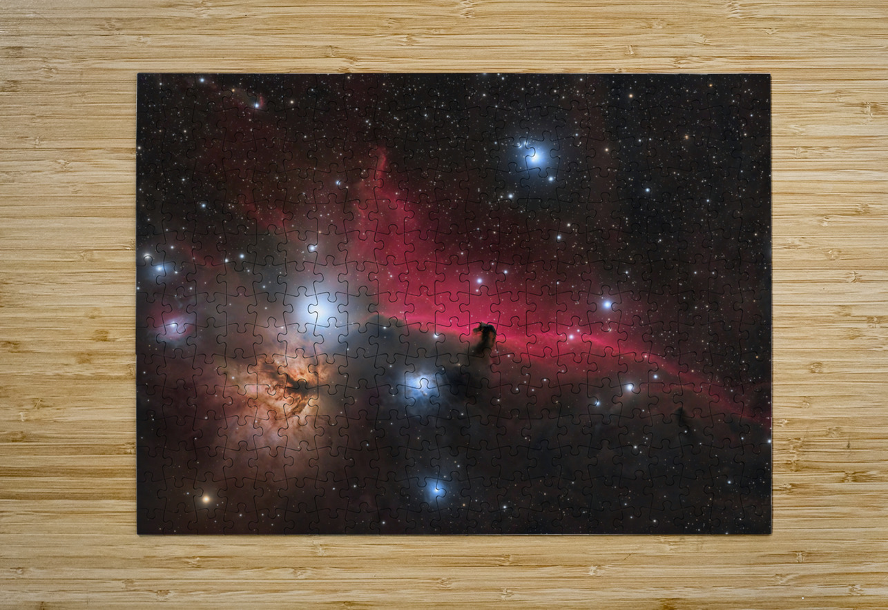 Horsehead & Flame Nebulae - IC 434 - NGC 2024  Dean MacDonald Photos Puzzle printing