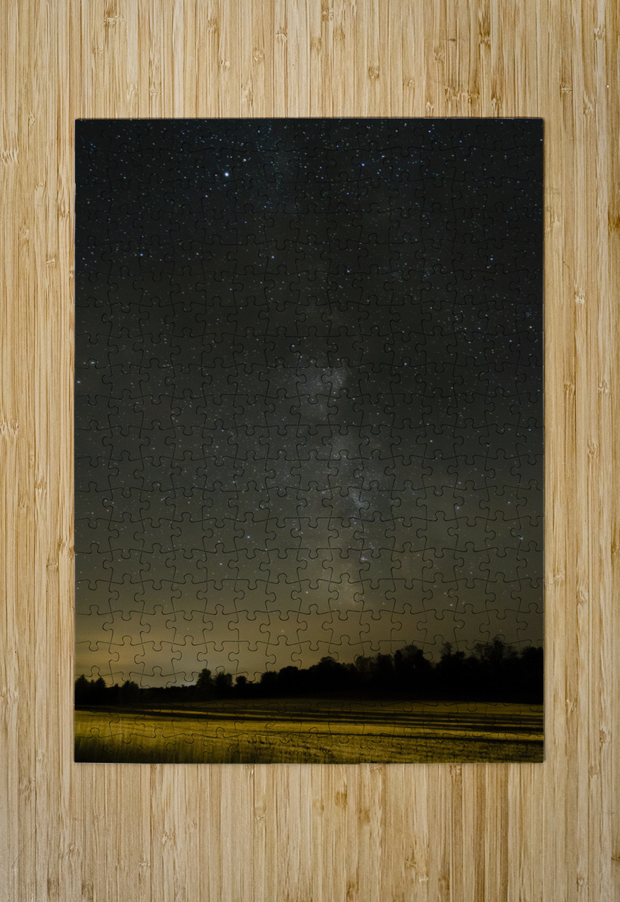 Milky Way Over Grey Road 18 Dean MacDonald Photos Puzzle printing