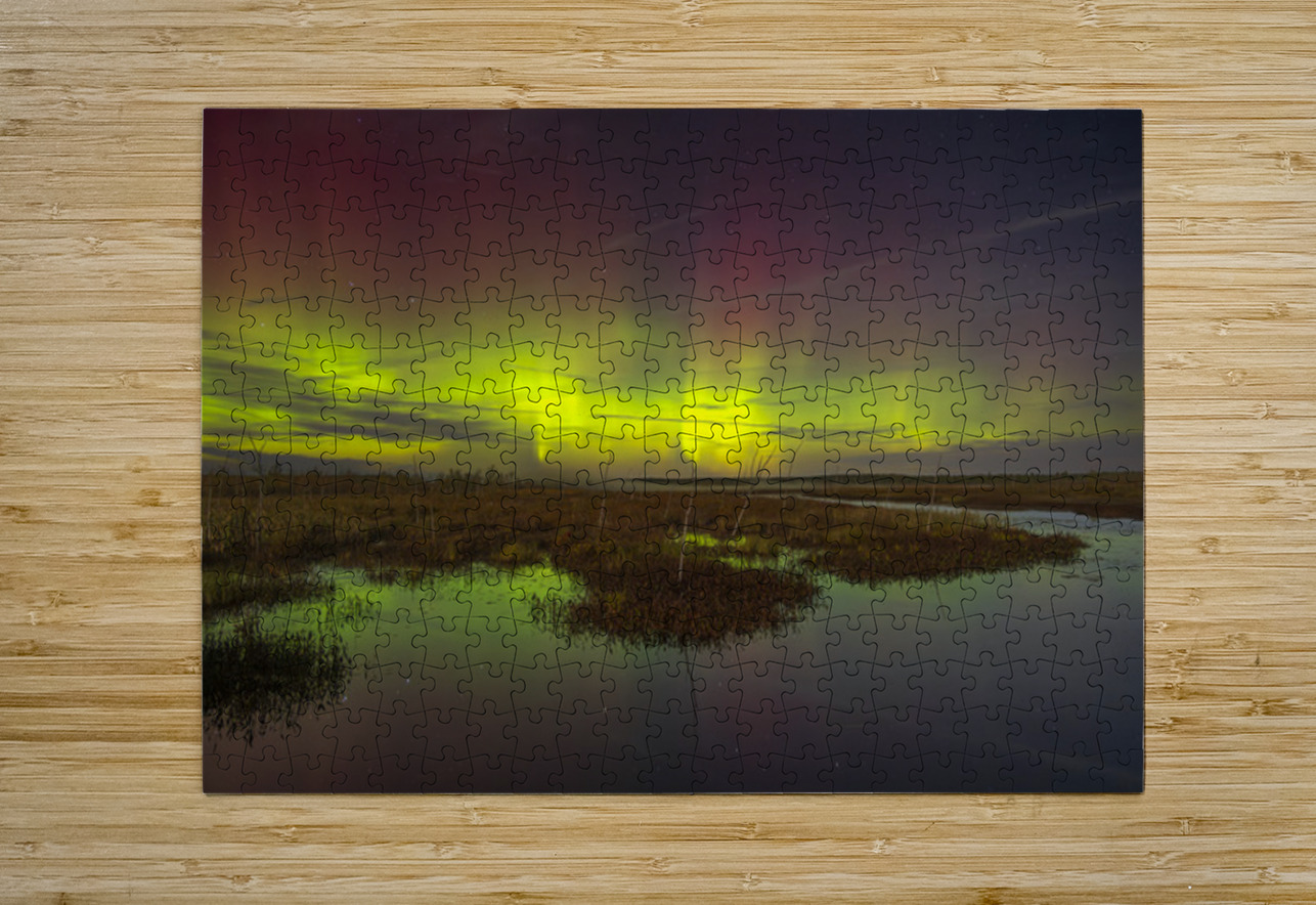 Rankin River Aurora Dean MacDonald Photos Puzzle printing